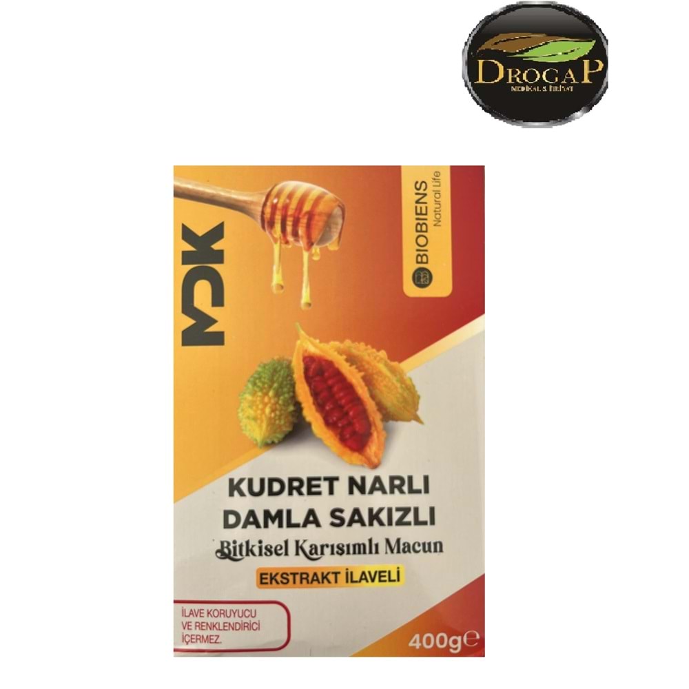 BİOBİENS KUDRET NARLI DAMLA SAKIZLI MACUN 400 GR ( CİNSEL PERFORMANS )