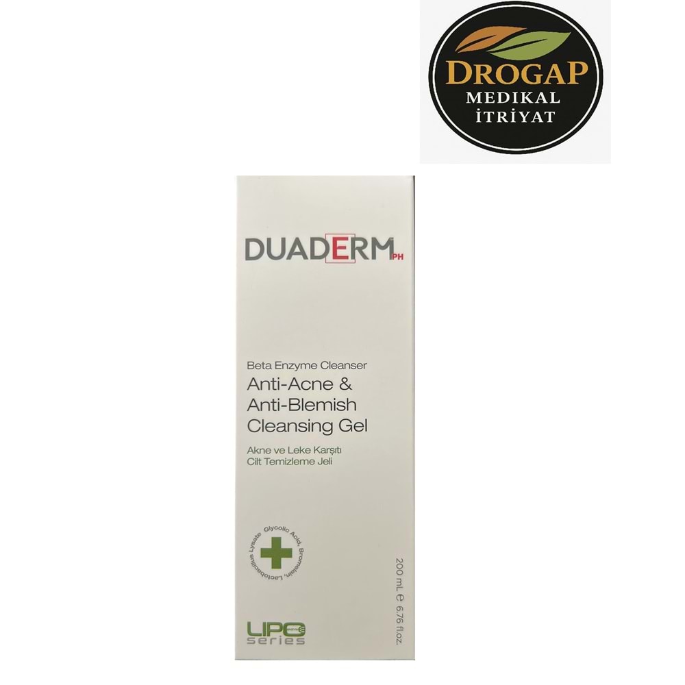 DUADERM YÜZ YIKAMA JELİ 200 ML ( AKNE VE LEKE KARŞITI )