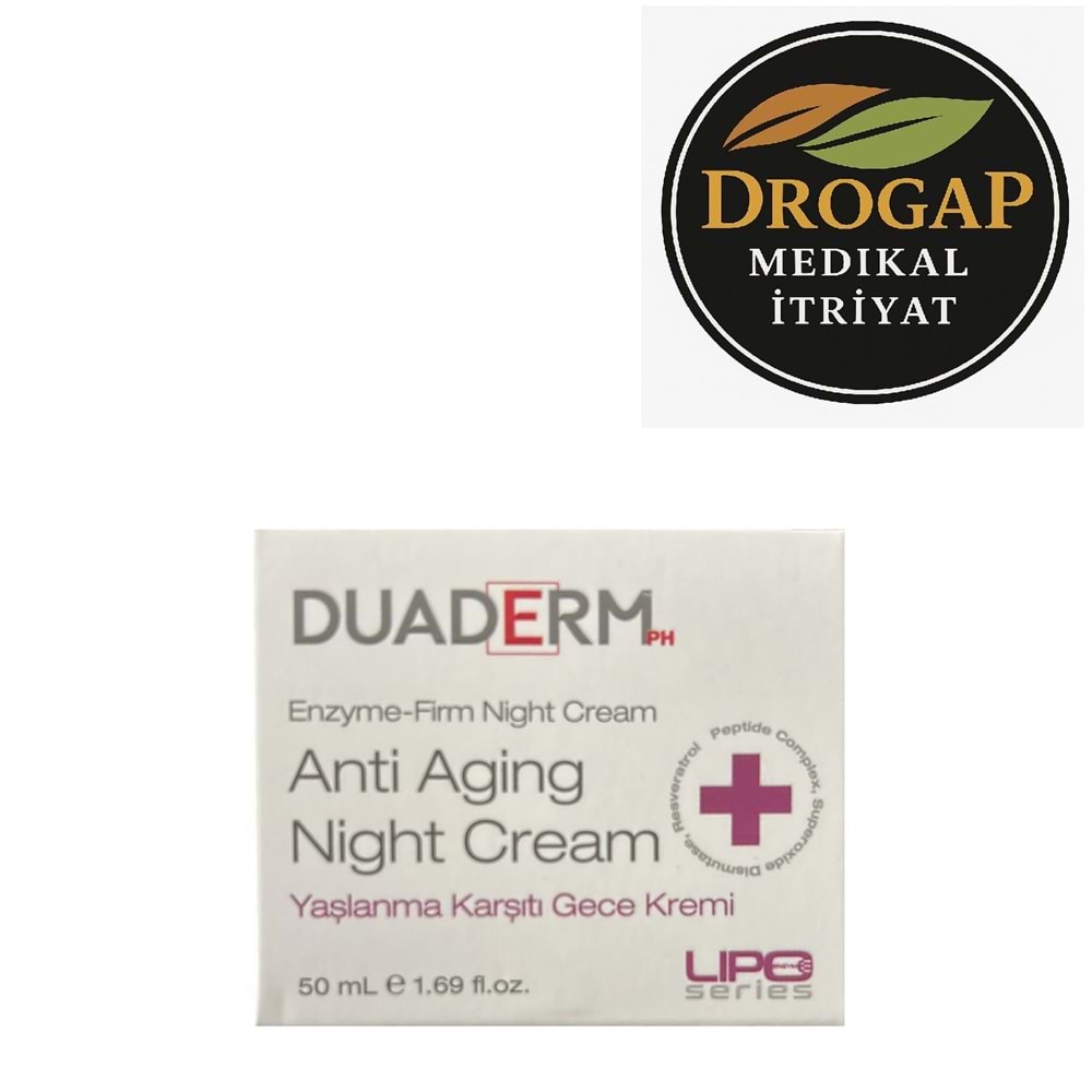 DUADERM ENZYME-BOOST NİGHT CREAM GECE KREMİ 50 ML ( YAŞLANMA )