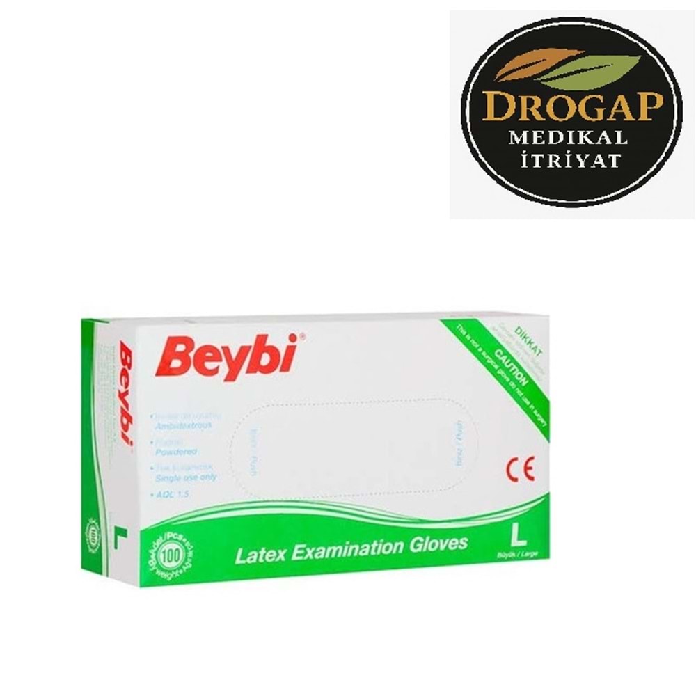 BEYBİ LATEKS MUAYENE ELDİVENİ PUDRALI ( LARGE )